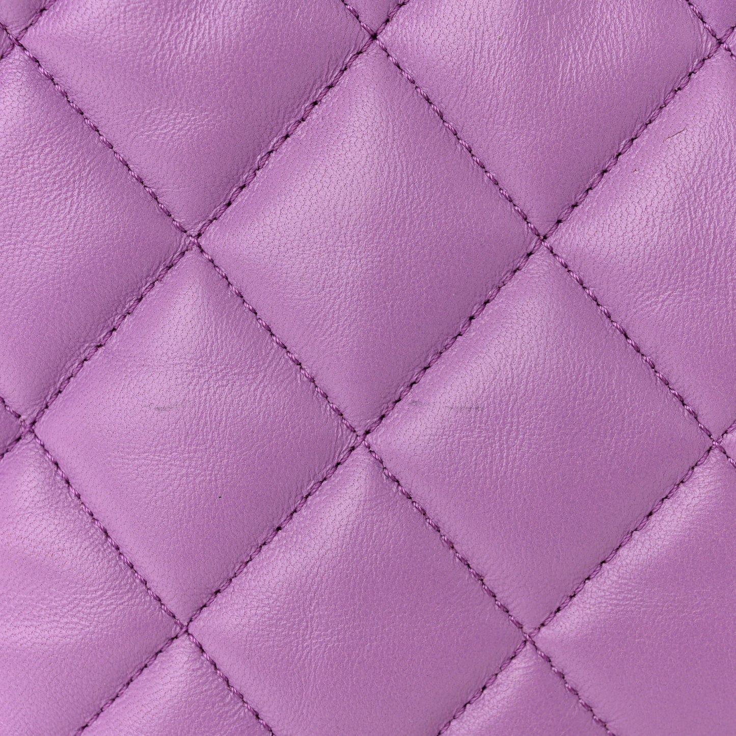Lambskin Quilted Small Pick Me Up Hobo Purple