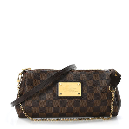 Louis Vuitton Damier Ebene Eva Clutch 1 of 10