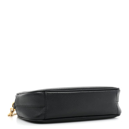 Prada Saffiano Belt Bag Black 4 of 15