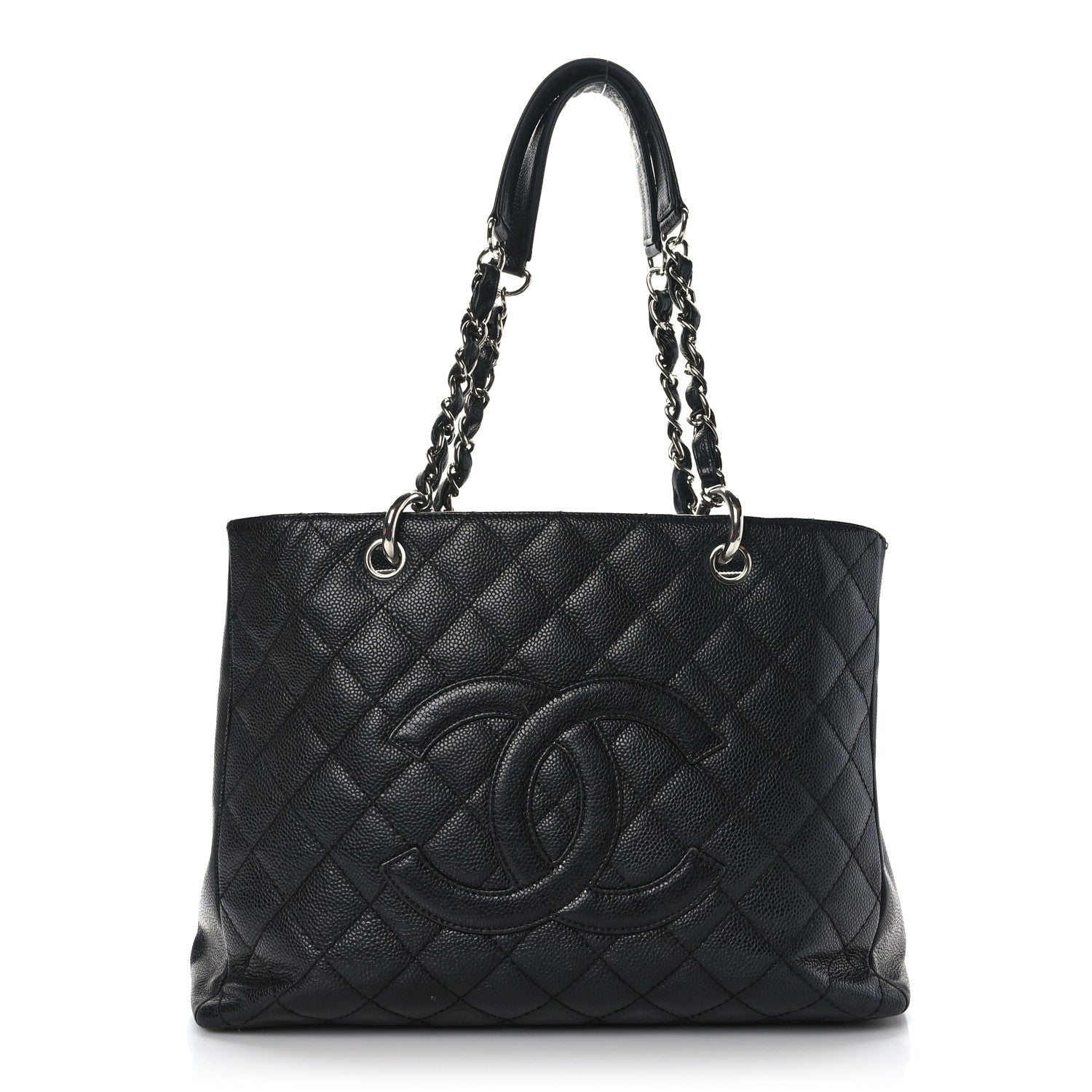 Chanel Caviar Quilted Grand Shopping Tote GST Black 1 of 11