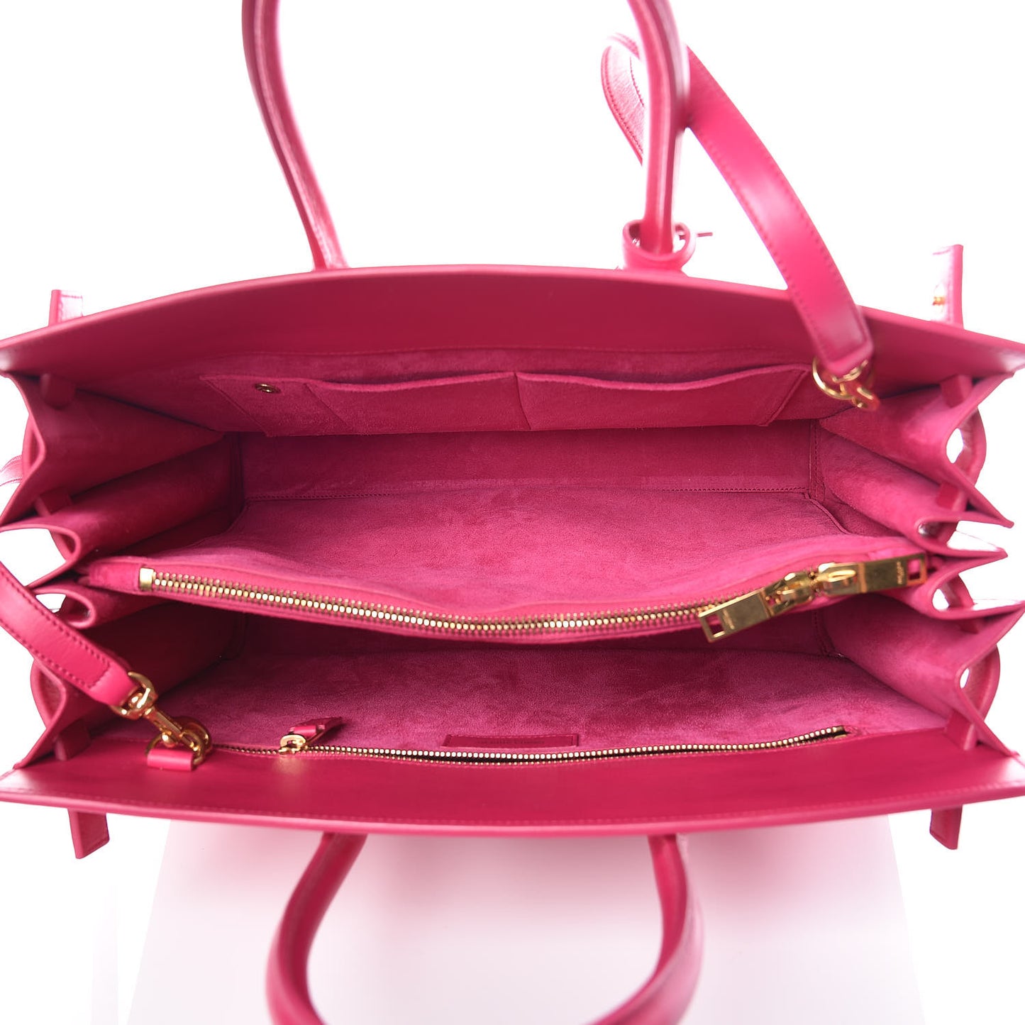 Calfskin Small Sac De Jour Lipstick Fuchsia