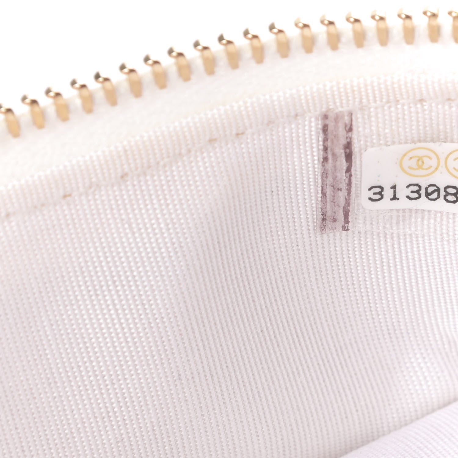 Chanel Caviar Quilted Mini Top Handle Vanity With Chain White 7 of 11