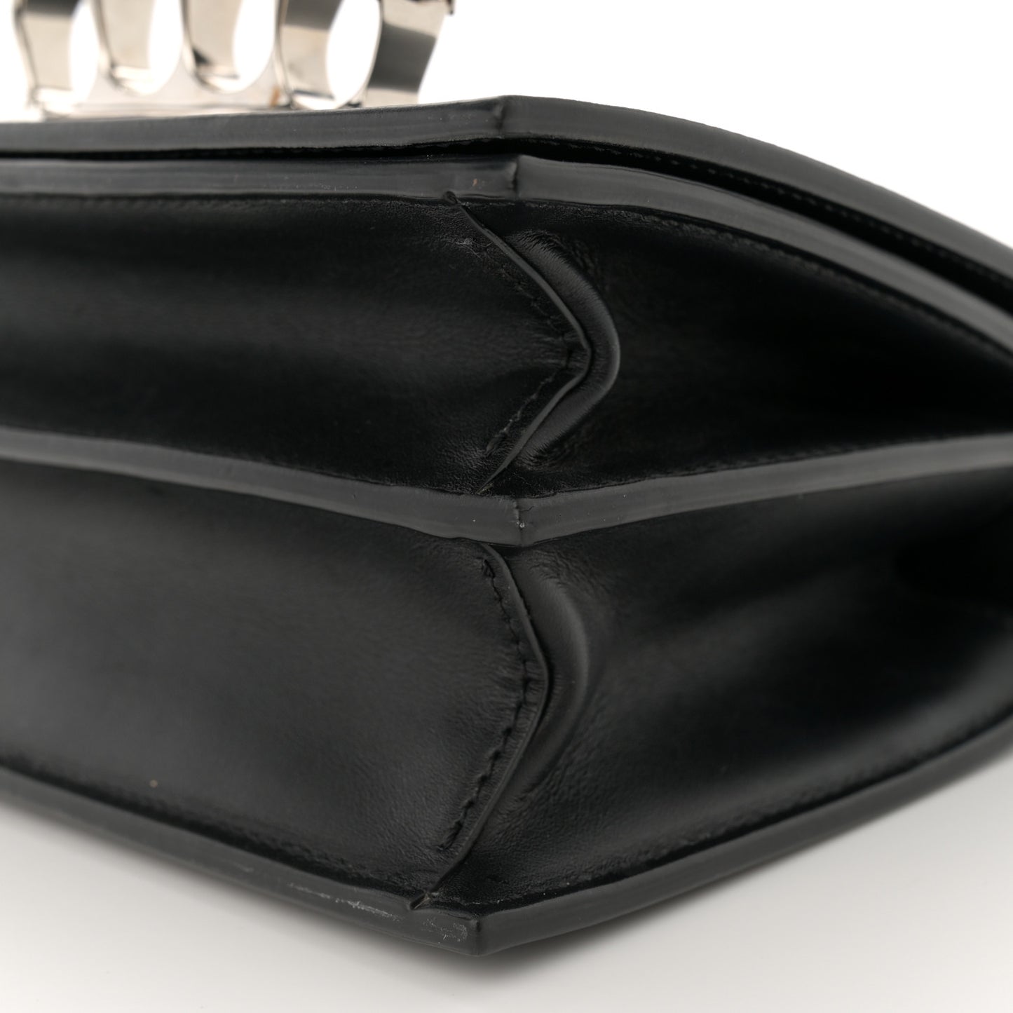 Calfskin Knuckle Crossbody Black
