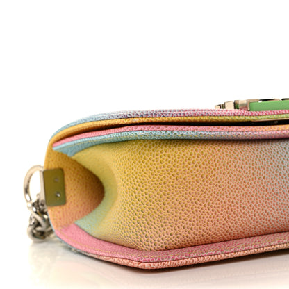 Chanel Caviar Quilted Small Cuba Rainbow Boy Flap Multicolor 6 of 9