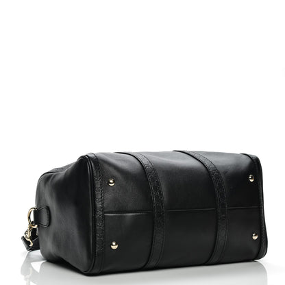 Gucci Calfskin Microguccissima Trim Medium Boston Black 4 of 9