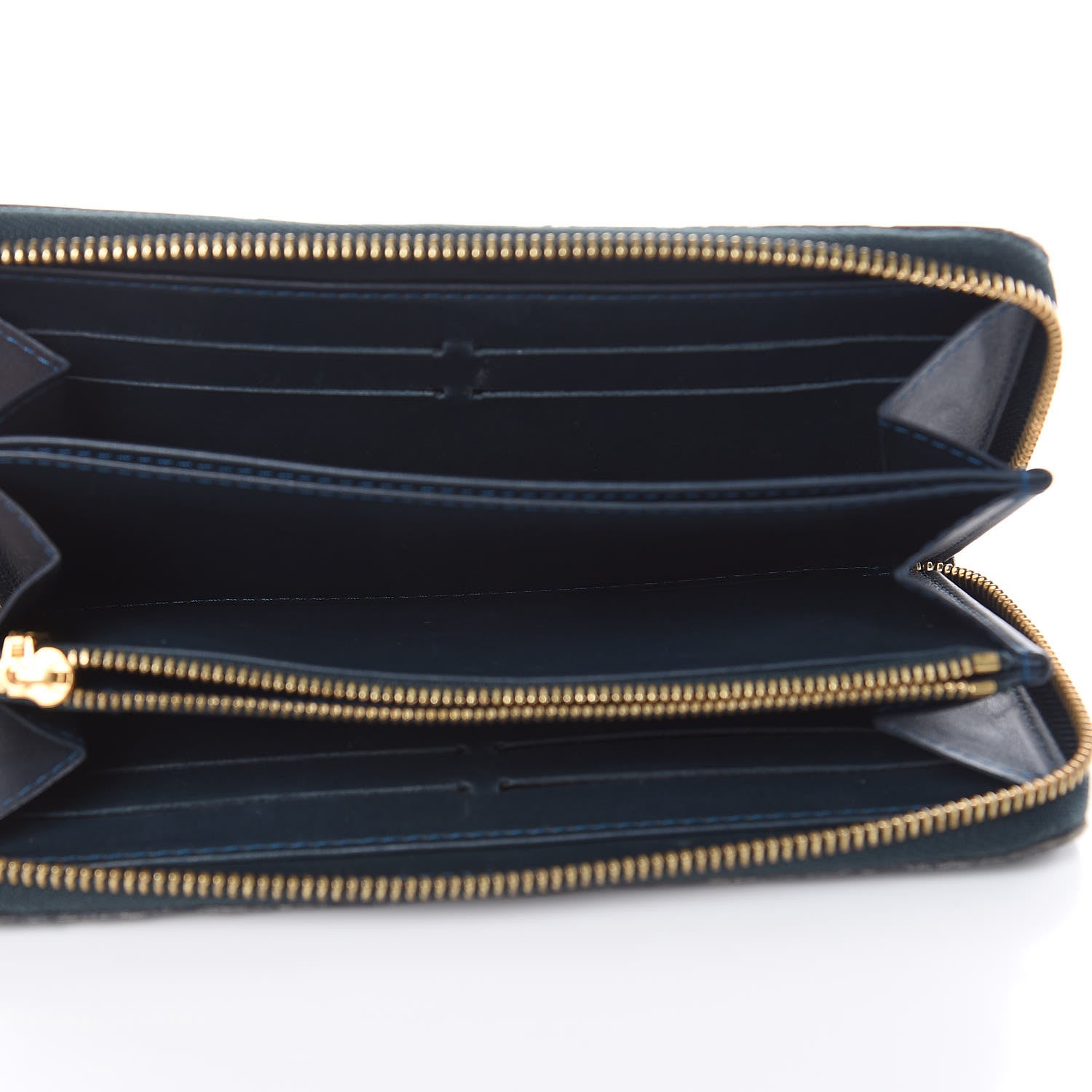 Louis Vuitton Vernis Zippy Wallet Blue Nuit 5 of 13