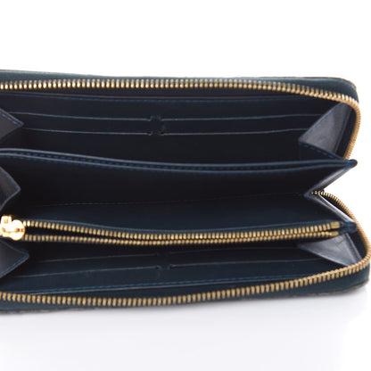 Louis Vuitton Vernis Zippy Wallet Blue Nuit 5 of 13