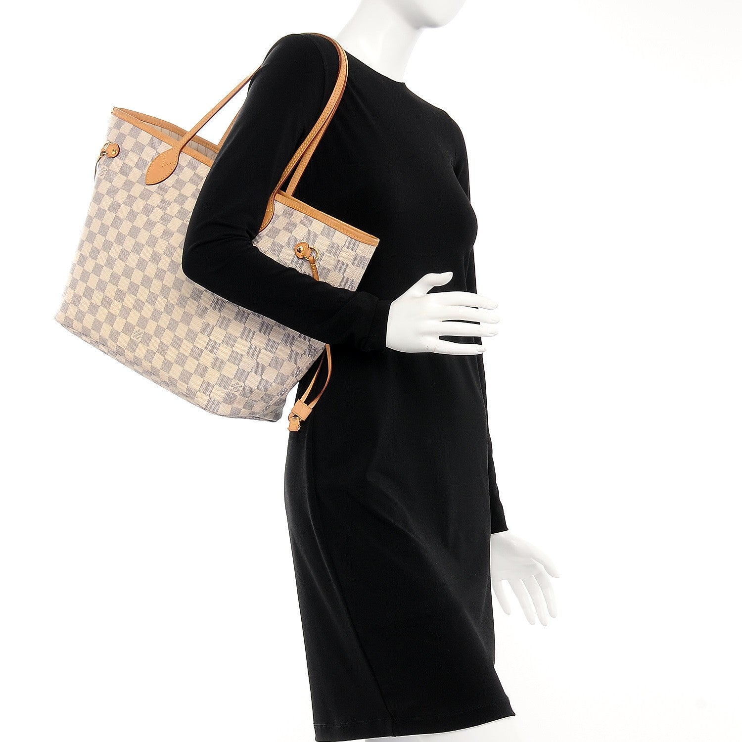 Louis Vuitton Damier Azur Neverfull MM 2 of 18
