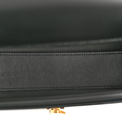 Saint Laurent Box Calfskin Voltaire Top Handle Crossbody Bag Black 5 of 14