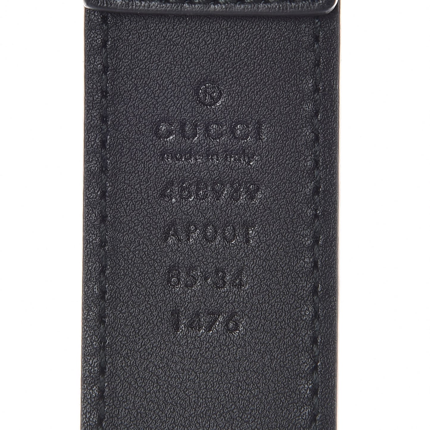 Calfskin Horsebit Belt 85 34 Black