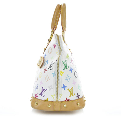 Louis Vuitton Monogram Multicolor Alma White 4 of 9