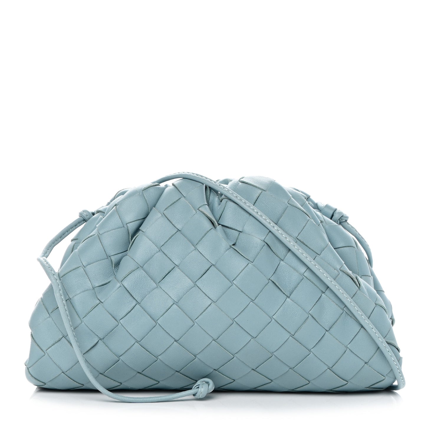 Nappa Intrecciato The Mini Pouch Ice