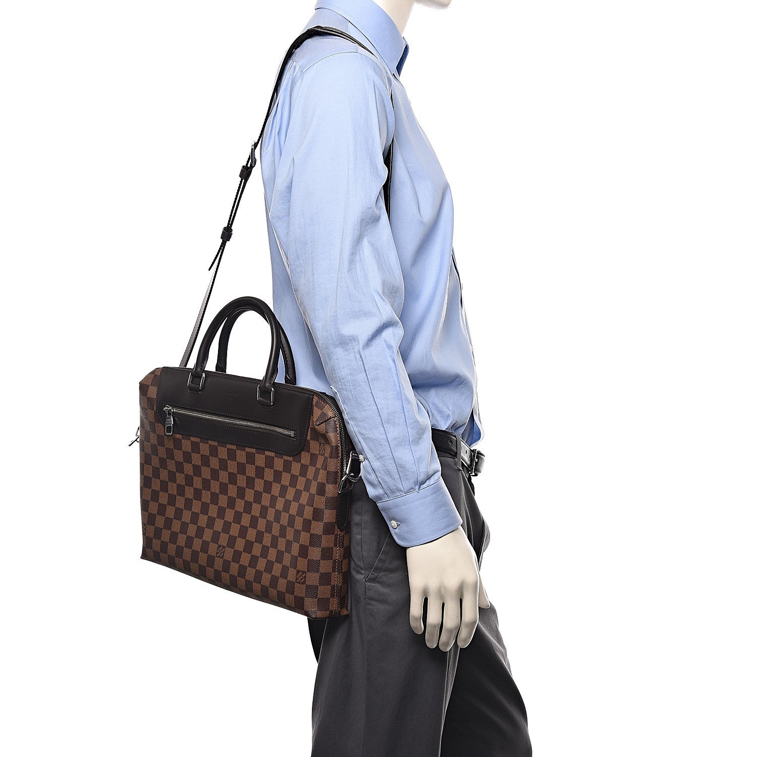 Louis Vuitton Damier Ebene Porte-Documents Jour NM Black 2 of 14