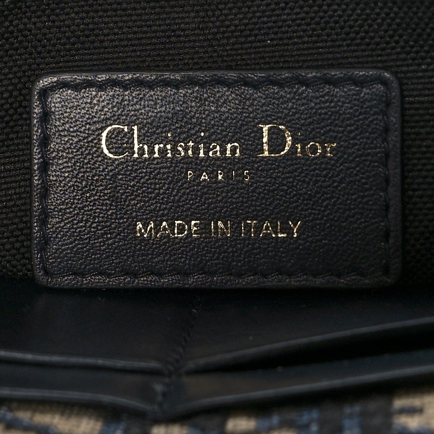 Christian Dior Oblique 30 Montaigne 2-In-1 Pouch Blue 6 of 10