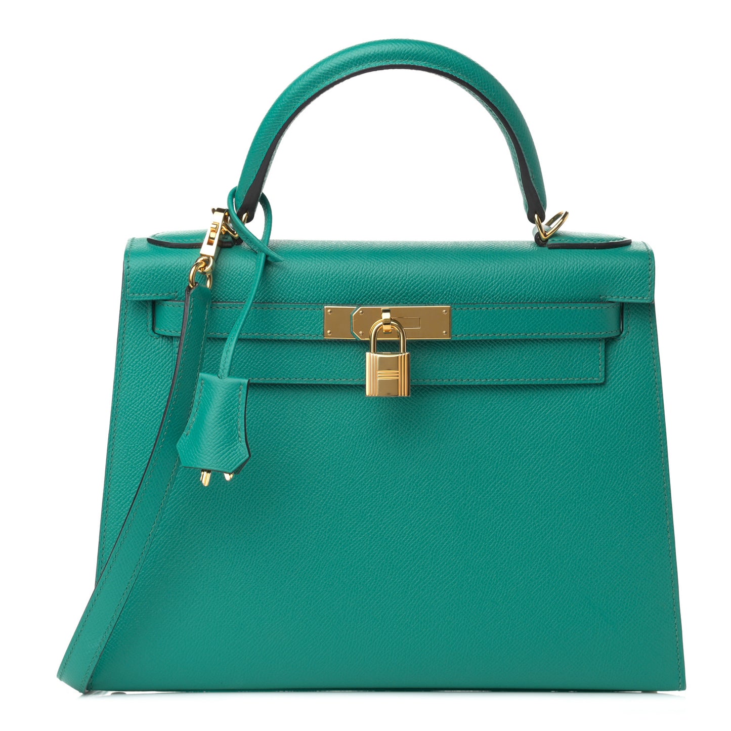 Epsom Kelly Sellier 28 Bleu Paon