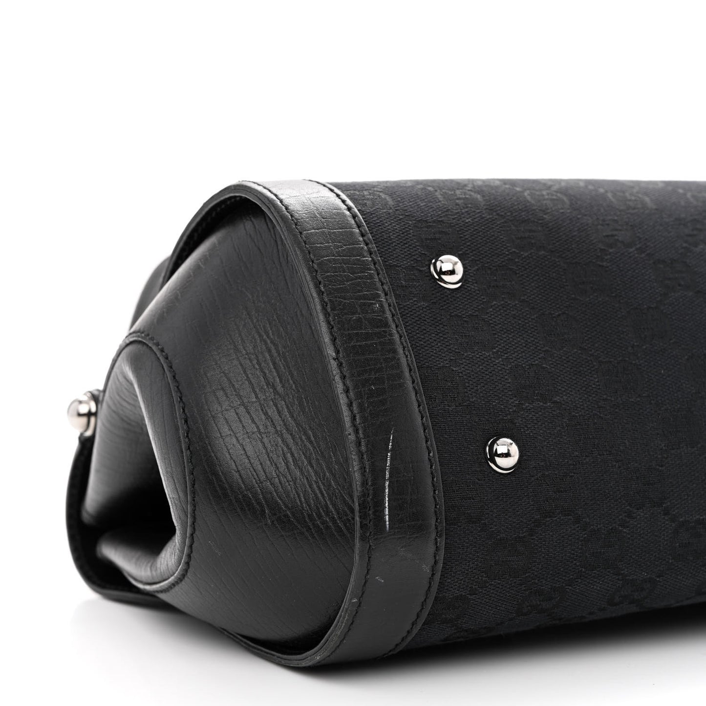 Monogram Bamboo Bullet Bag Black