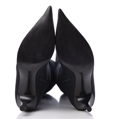 Gucci Canvas D Ring Tall Boots 38 Black 7 of 9