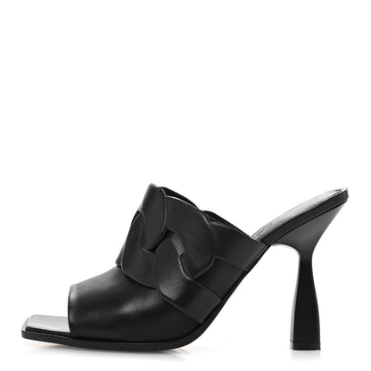 Hermes Nappa Hanna 95 Sandal 38 Black 1 of 9