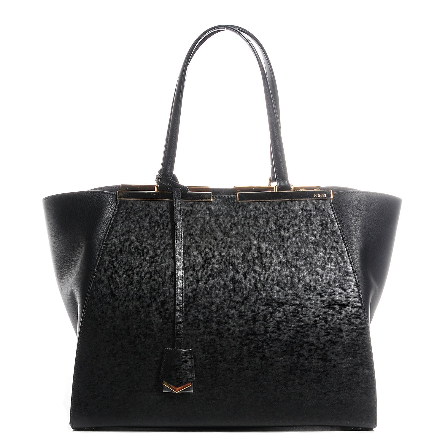 Fendi Vitello Elite Large 3Jours Tote Black 1 of 12
