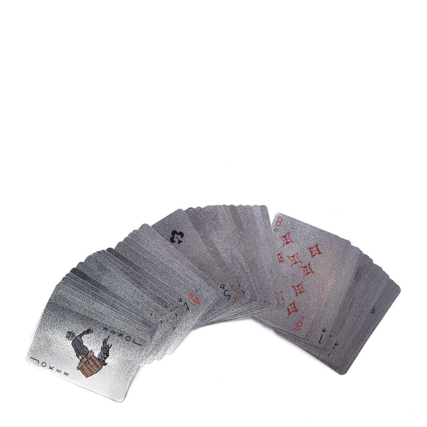 Damier Metallic Playing Cards Set of 2