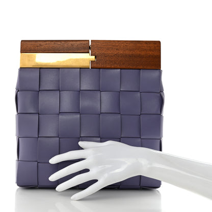 Bottega Veneta Nappa Intrecciato The Snap Clutch Lavender 2 of 8