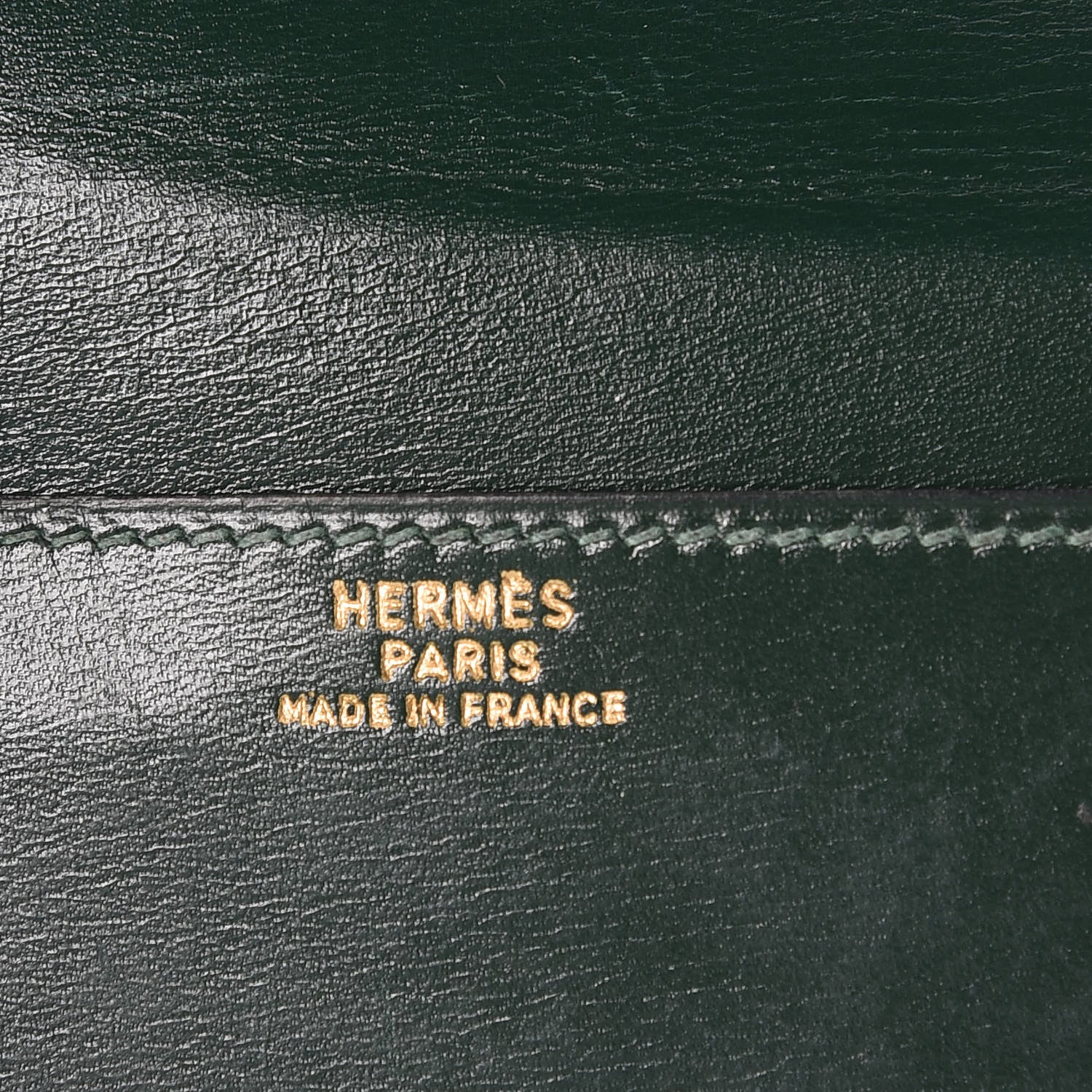 Hermes Box Photo Holder Wallet Vert Fonce 6 of 8