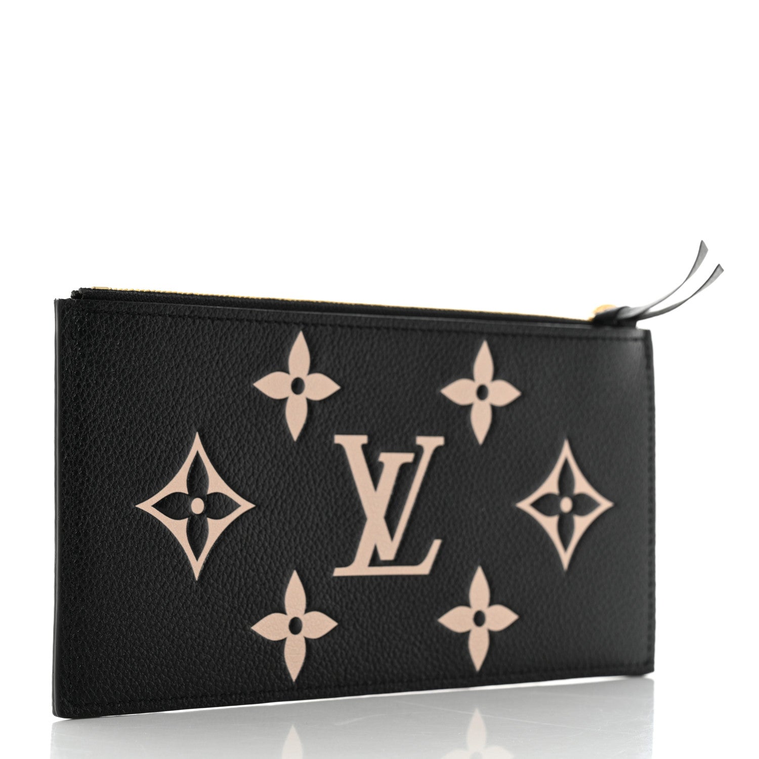 Louis Vuitton Empreinte Monogram Giant Crafty Pochette Felicie Zippered Insert Black 3 of 6