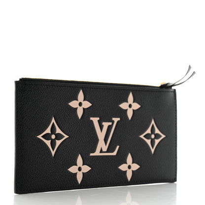 Louis Vuitton Empreinte Monogram Giant Crafty Pochette Felicie Zippered Insert Black 3 of 6