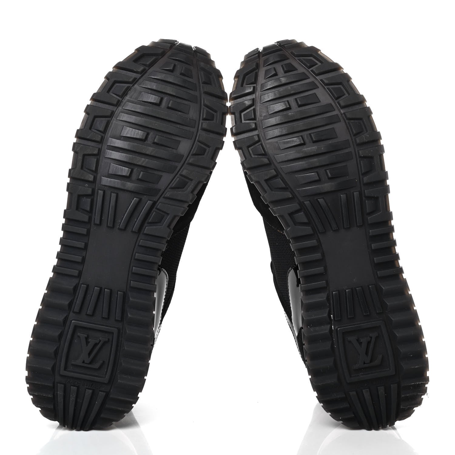 Louis Vuitton Suede Monogram Run Away Sneakers 40 Black 4 of 4