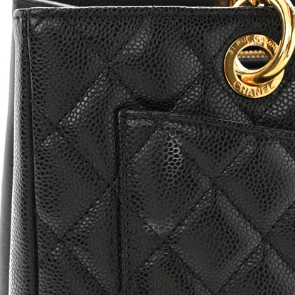 Chanel Caviar Quilted Grand Shopping Tote GST Black 11 of 11