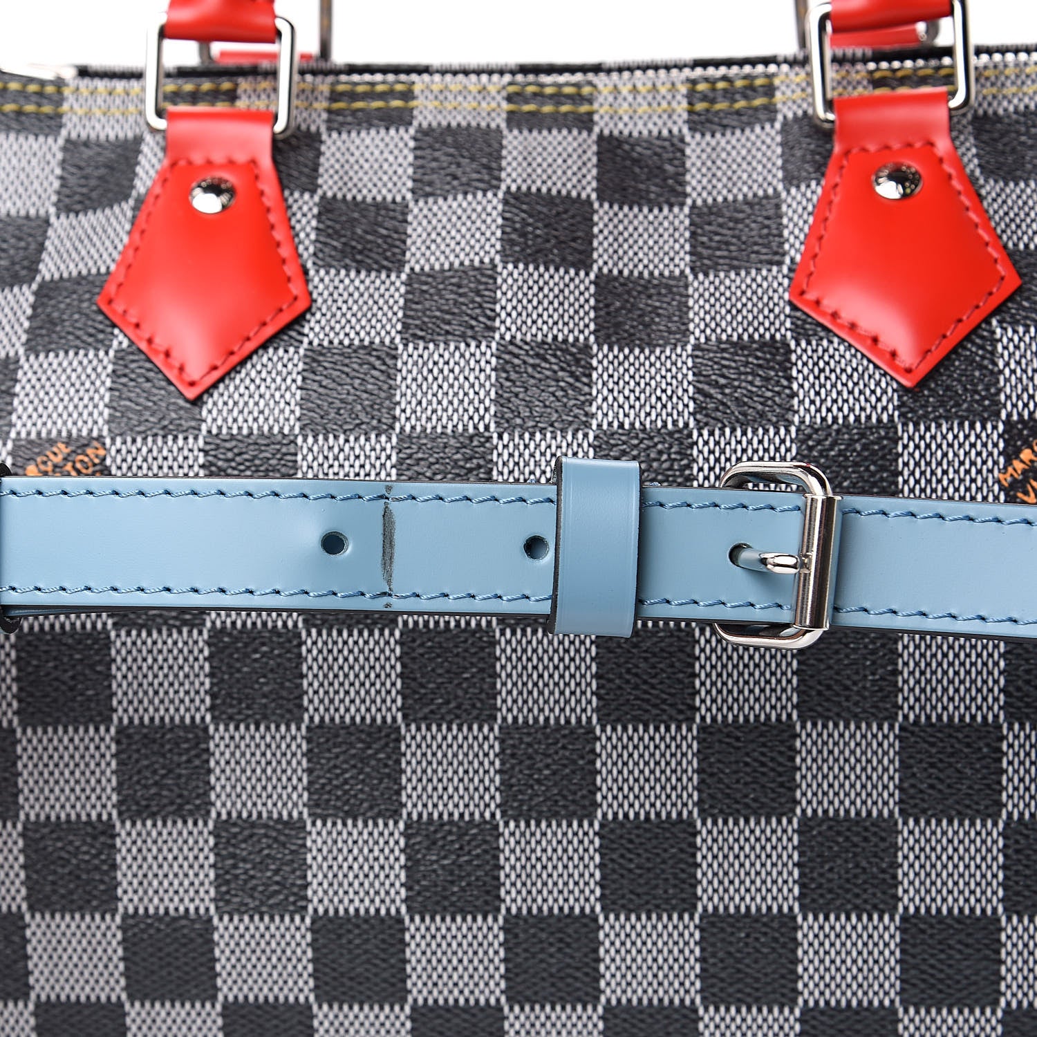 Louis Vuitton Damier Speedy Bandouliere 30 Black White 10 of 10
