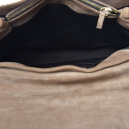 Lanvin Lizard Effect Suede Miss Sartorial Shoulder Bag Black White 6 of 16