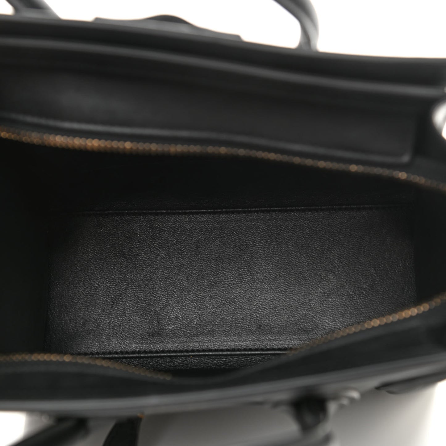 Smooth Calfskin Nano Luggage Black