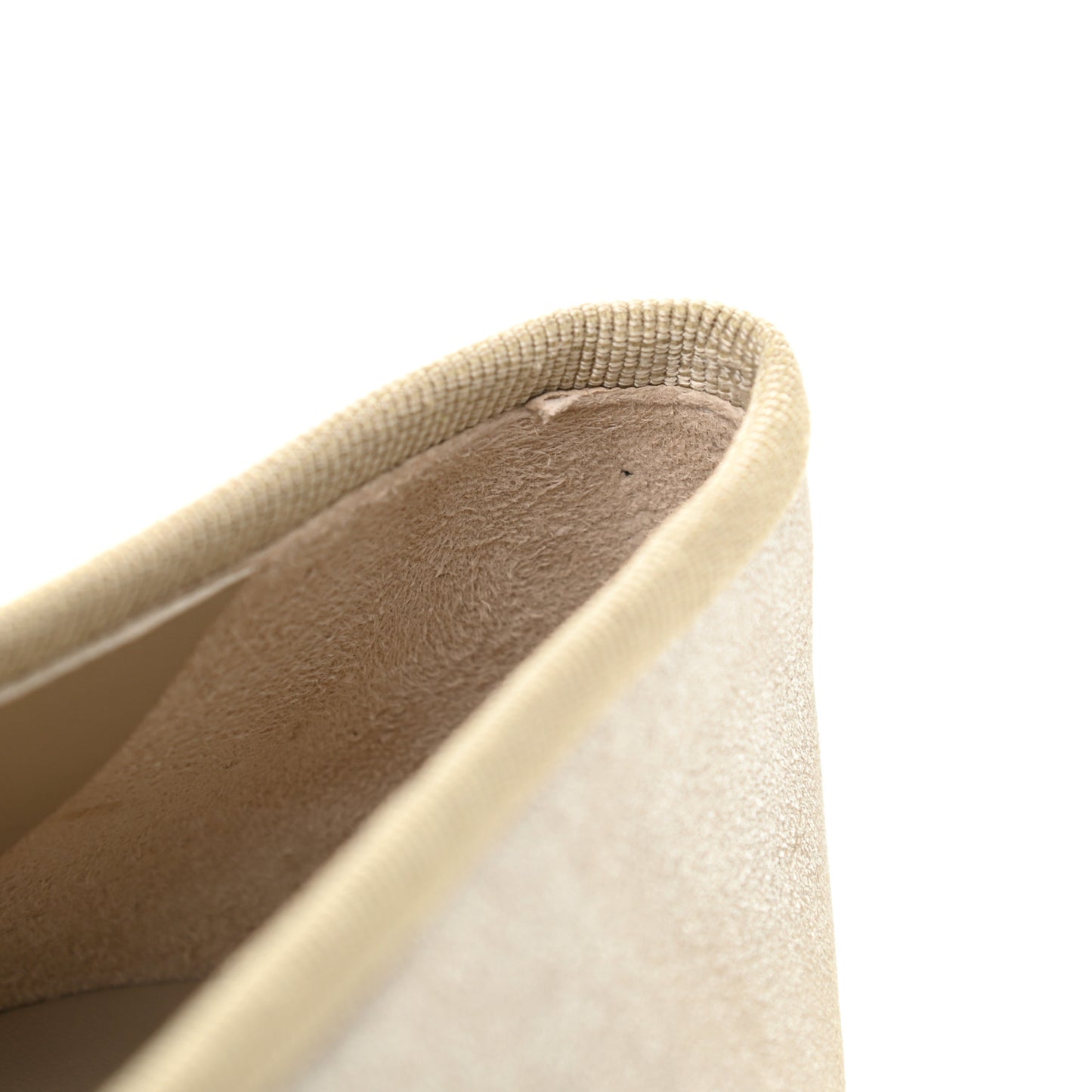 Metallic Goatskin Cap Toe CC Ballerina Flats 39.5 Gold