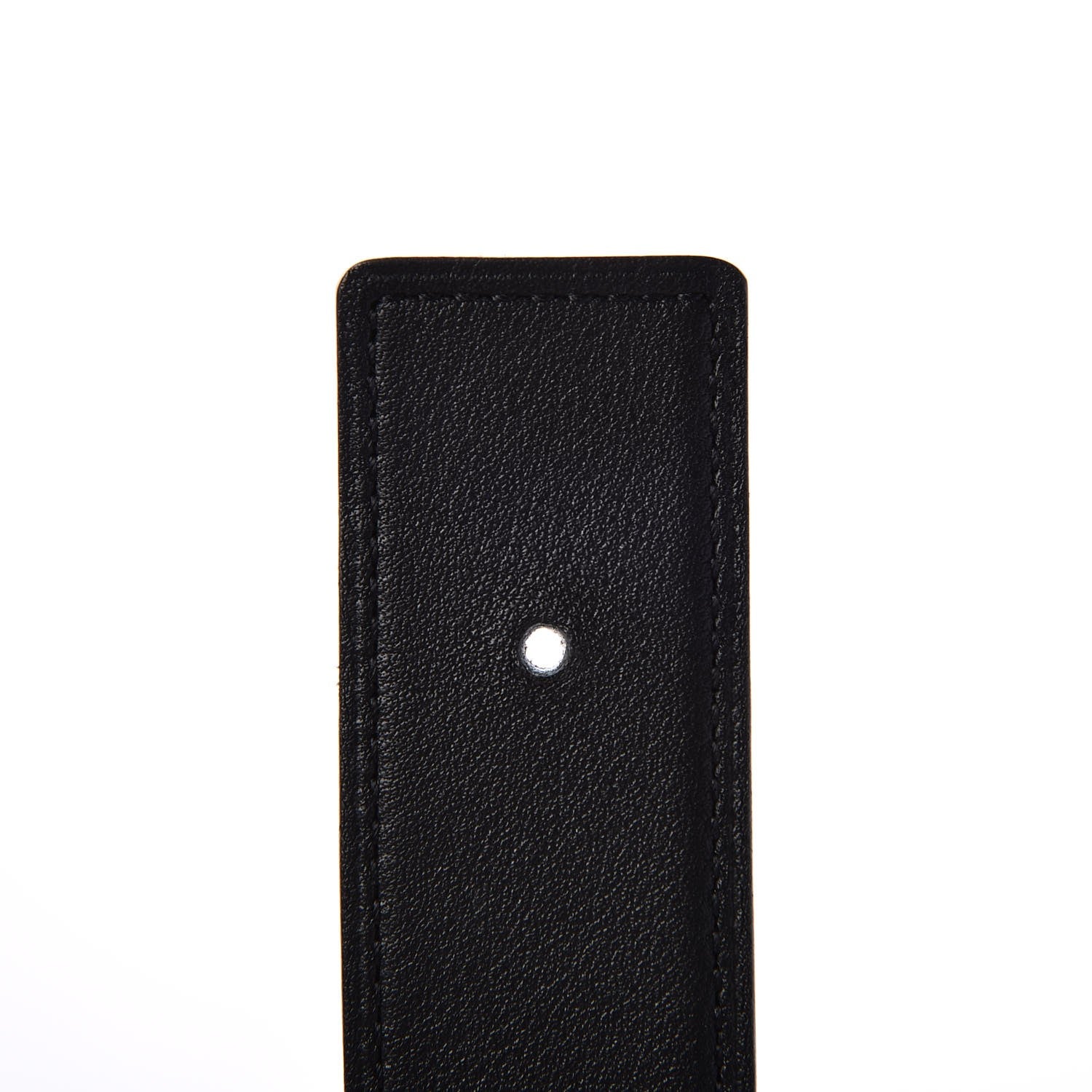 Hermes Swift Togo 32mm Guilloche H Belt 75 Black Etoupe 11 of 13