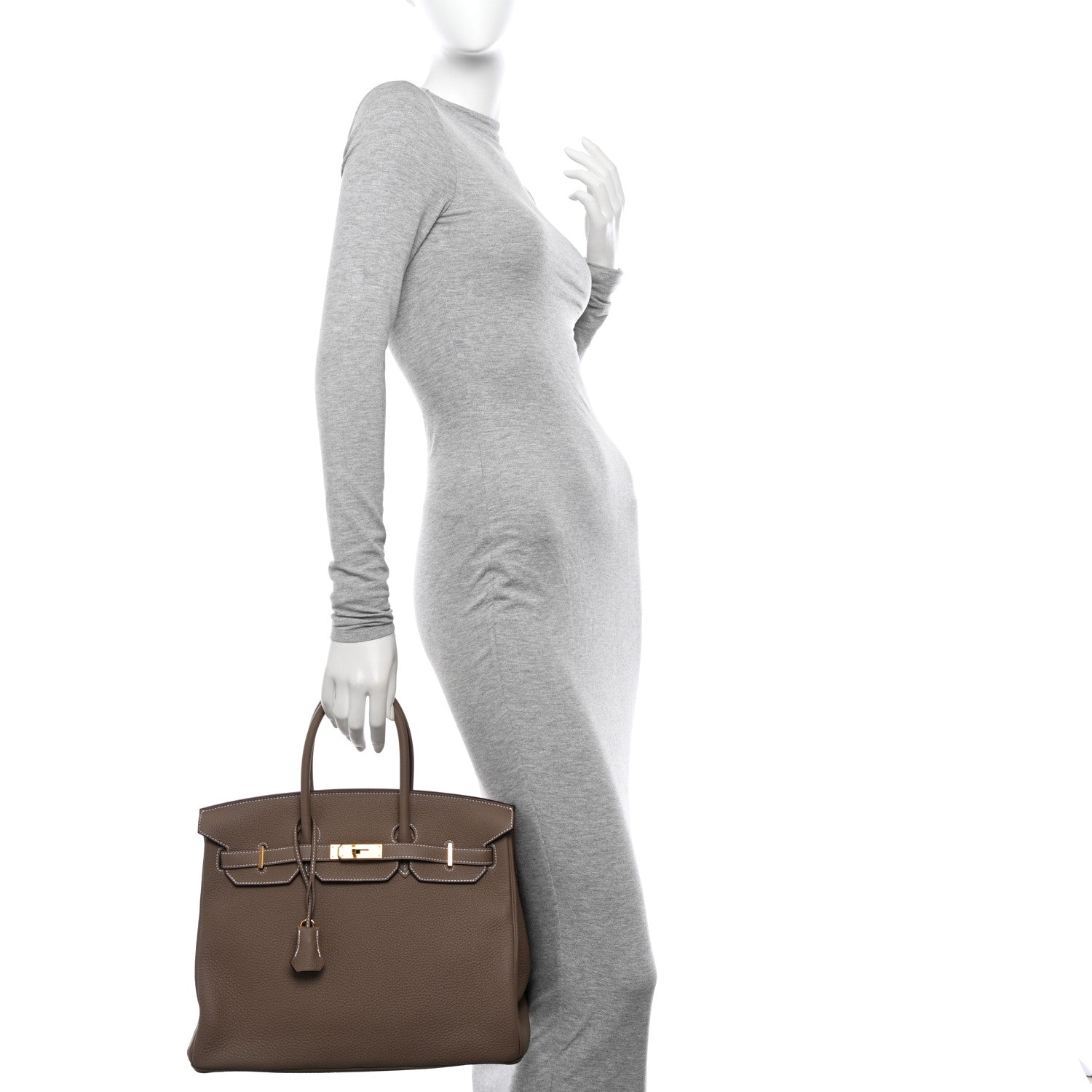 Hermes Togo Birkin 35 Etoupe 2 of 11