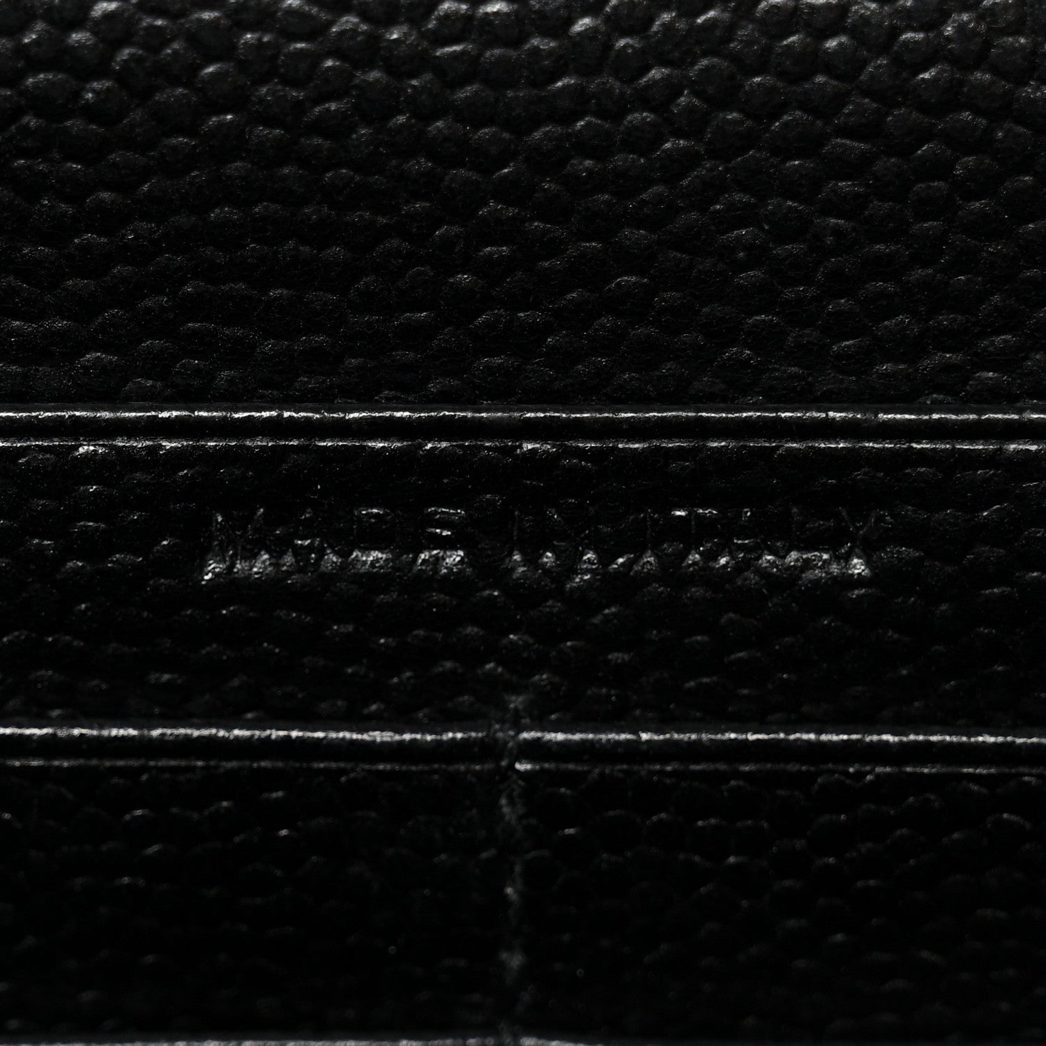 Saint Laurent Grain De Poudre Matelasse Chevron Monogram Chain Wallet  Black 7 of 12