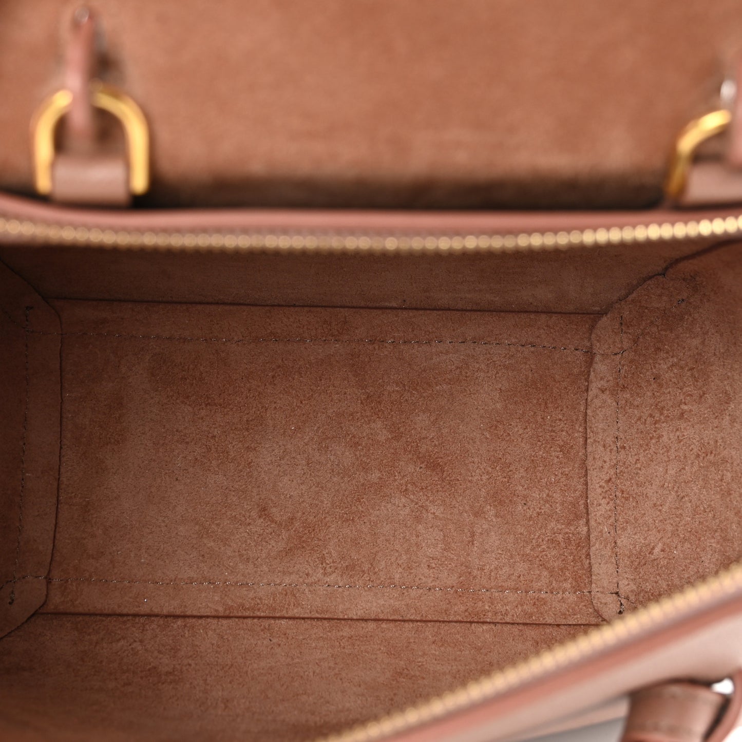 Grained Calfskin Nano Belt Bag Antique Rose
