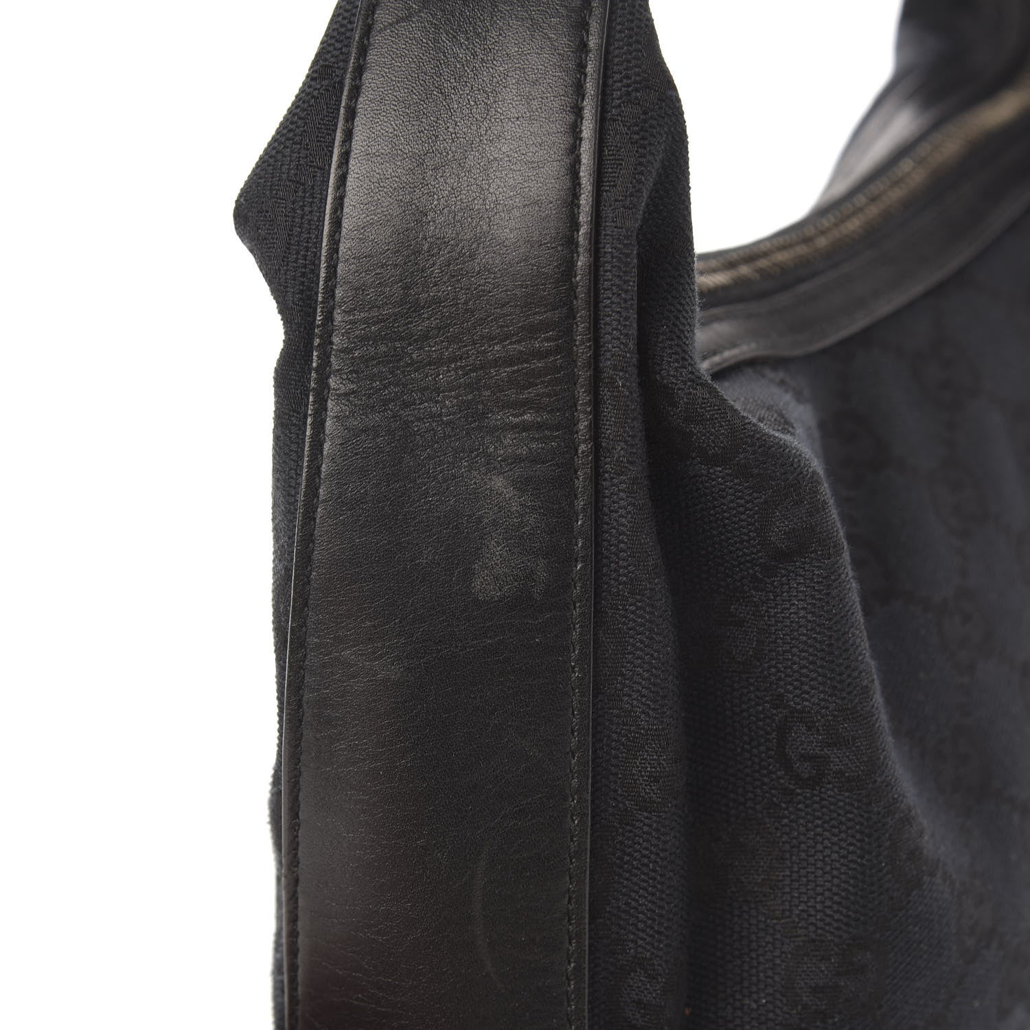 Gucci Monogram GG Small Clasp Hobo Black 12 of 13