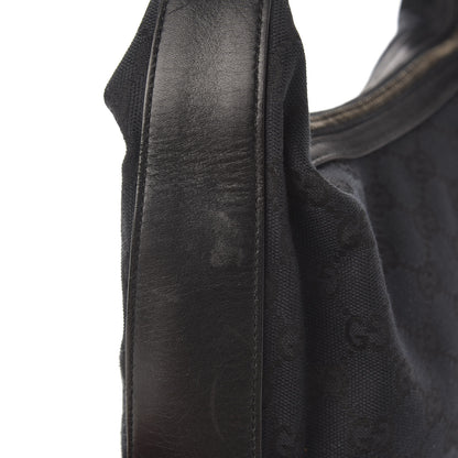 Gucci Monogram GG Small Clasp Hobo Black 12 of 13