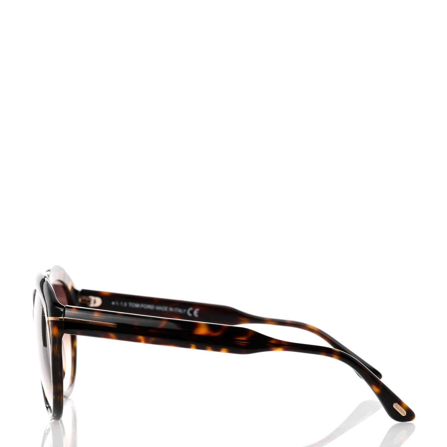 Tom Ford Maxine Round Sunglasses TF763 Tortoise 3 of 8