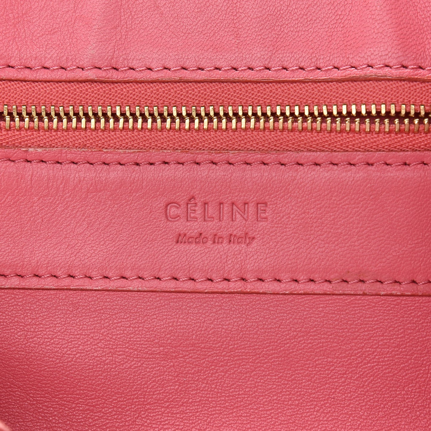 Smooth Lambskin Vertical Bi-Cabas Pink Rust