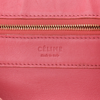 Celine Smooth Lambskin Vertical Bi-Cabas Pink Rust 6 of 9