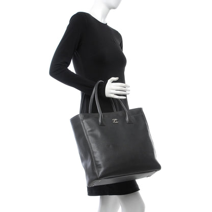 Chanel Calfskin Tall Cerf Tote Anthracite 2 of 7