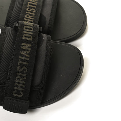 Christian Dior Technical Stretch Fabric Camouflage Dio(r)evolution Slide Sandals 36 Black Military 10 of 11