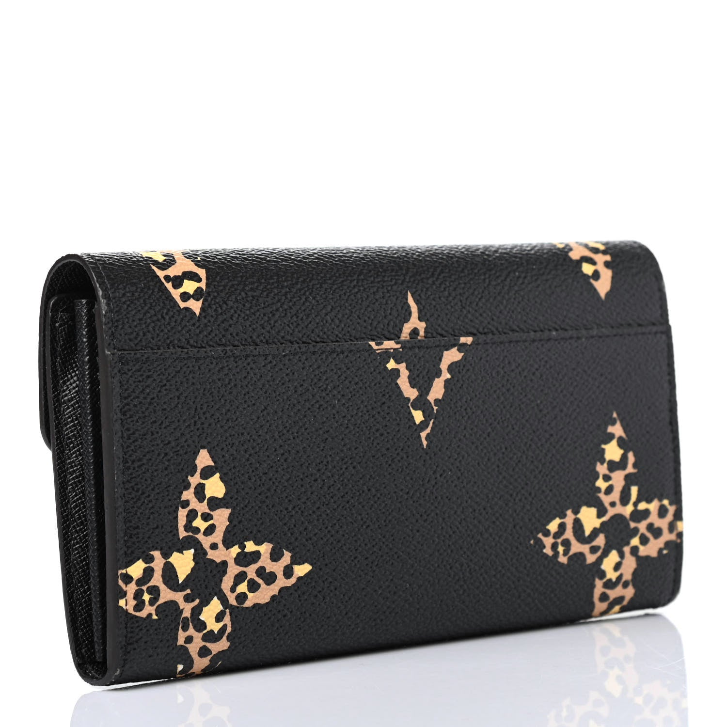 Louis Vuitton Monogram Giant Jungle Sarah Wallet Black 2 of 4