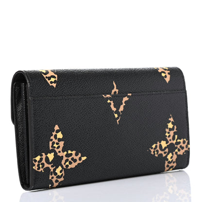 Louis Vuitton Monogram Giant Jungle Sarah Wallet Black 2 of 4