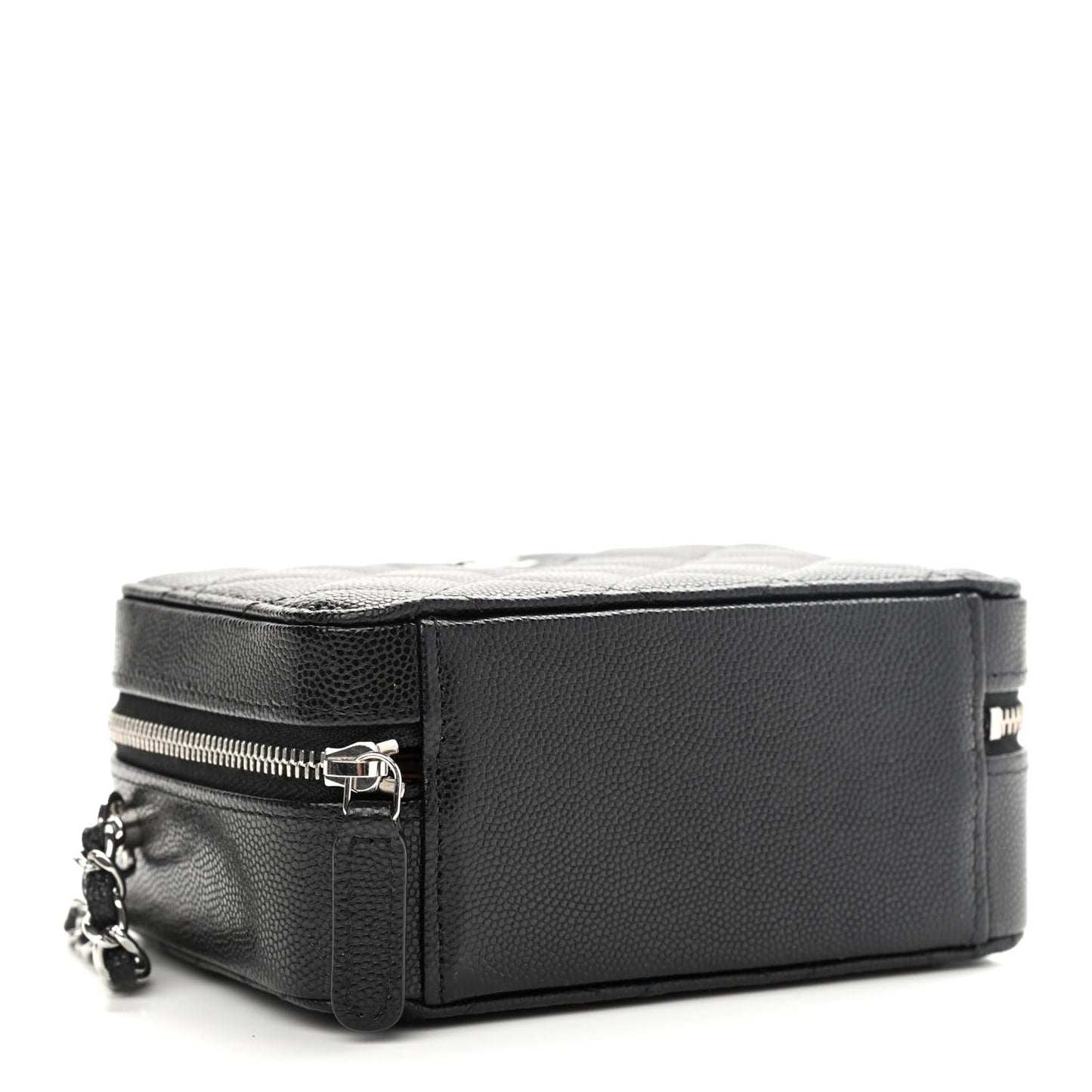 Caviar Quilted Camera Bag Black