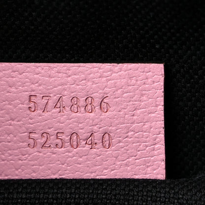 Gucci GG Supreme Monogram Psychedelic Shoulder Bag Black Multicolor Sugar Pink 6 of 9