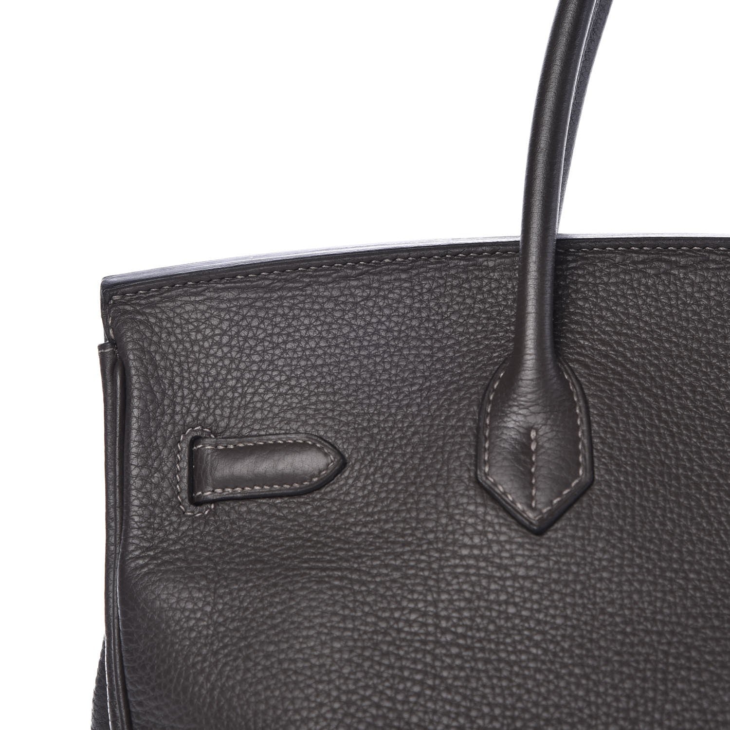 Hermes Taurillon Clemence Birkin 35 Graphite 11 of 33